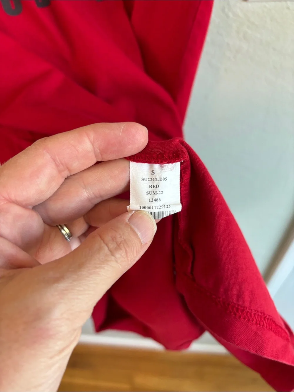 Bundle 2/$30! Disney Red Minnie Mouse 'Let's Do Nothing' Graphic Short Nightgown - Picture 5 of 6